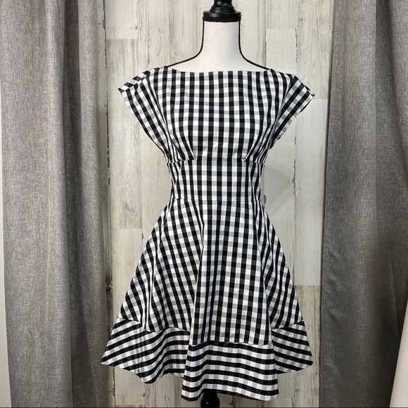 kate spade Dresses & Skirts - kate ♠️ spade Gingham Fiorella Dress NWOT sz 2